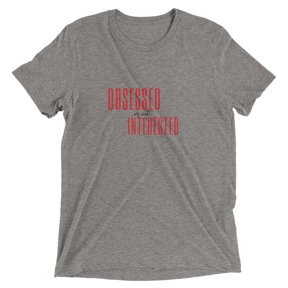 Obsessed or not Interested Podcast Merch Unisex Short sleeve t-shirt